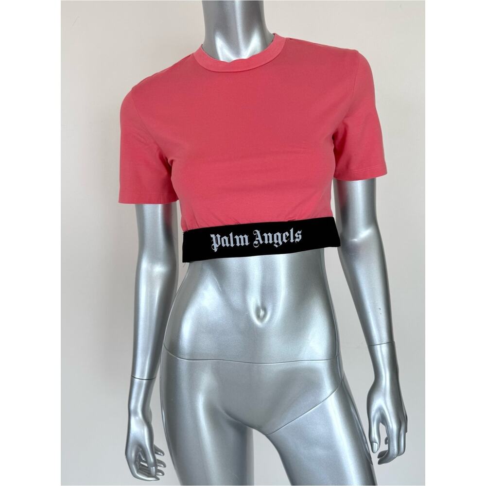 Palm Angels women cotton crop top size S